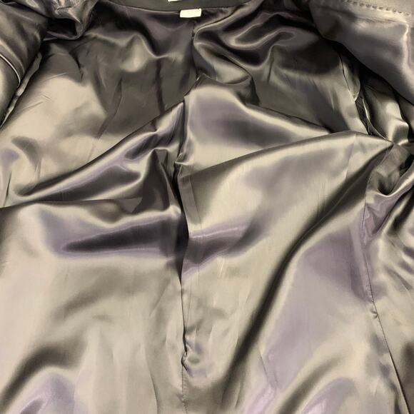 NOAK Size 42 Long Black Polyester Blend Peak Lapel Tuxedo Jacket - Picture 8 of 9